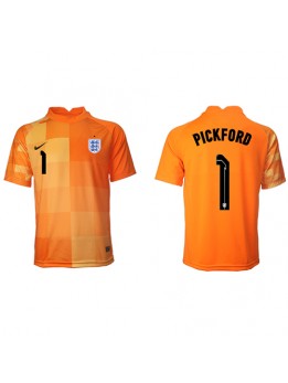 Moški Nogometna dresi replika Anglija Jordan Pickford #1 Vratar Gostujoči SP 2022 Kratek rokav